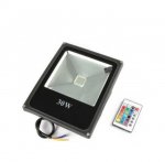RGB Color Changing LED Floodlight with Remote Controller IP65 Waterproof