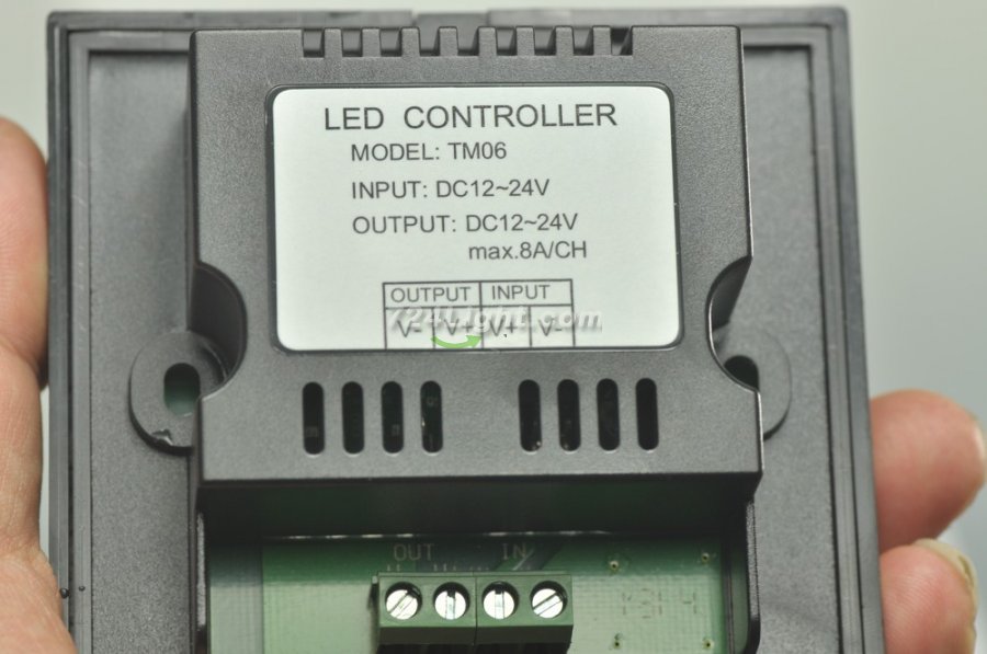 DC12-24V 2x4A Panel Touched LED controller Dimmer for LED Strip Lightings Color Temperature Adjustable