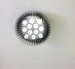 12W (12x1W) PAR38 LED Lamp with E27 Edison Screw Base 90W Equivalent 100-240V AC Black Housing Indoor Type