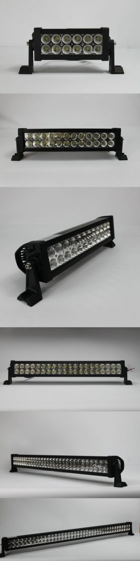 180W Off Road LED Light Bar Double Row 60*3W CREE LED Work Light For Car Driving