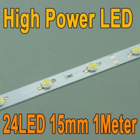 39.3inch High Power Rigid LED Strips 72W 24LED 1M 12V DC Aluminium Rigid Strip Bar light