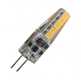 10 Pack G4 LED Light Bulb Bi-Pin base Silicon Encapsulation 12V 2 Watt CRI>80 200-220Lumen 10x2835 LEDs AC/DC10-20V 20W Equivalent Halogen LED Replacement