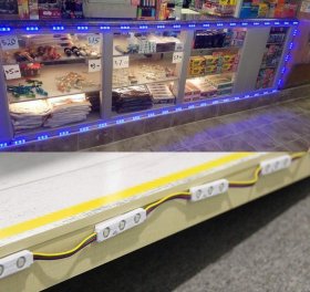 20pcs/pack RGB Color Changing 5050 3 LED Light Module 12V 160° Beam Waterproof IP67 for Outdoor Led StoreFront Signage Lighting