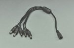 Compact Power Supply to Splitter Cable LED Light Power Splitter DC 1 to 2 3 4 5 6 8 Adapter