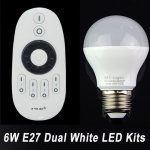 6W E27 Dual White LED Bulb Kits