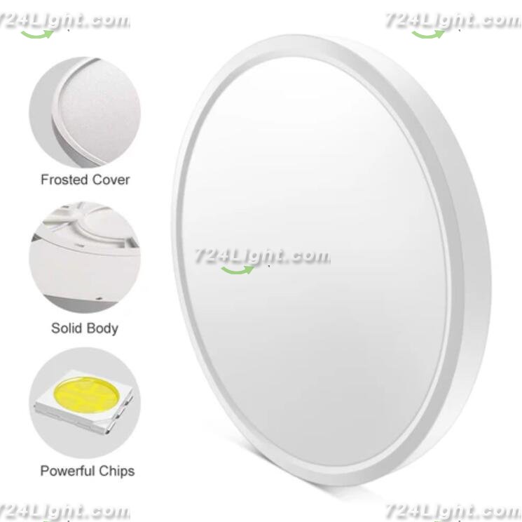 15.74 Inch 32W LED Light Fixtures Ceiling Flush Mount for Bedroom, Kitchen, BathroomLamps Ultrathin