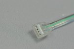 Transparent 4Pin RGB Strip Connect Female Connector Cable for 5050 3528 5630 RGB LED light Strip