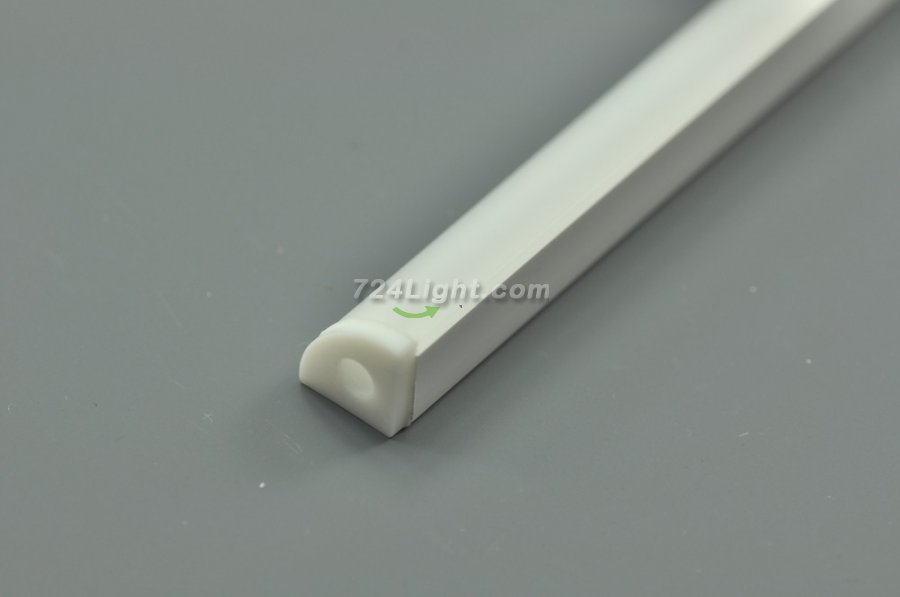 LED Plastic Channel Waterproof Led Profile Super Slim Channel (WxH):7 mm x 7mm 1 meter (39.4inch) LED Channel