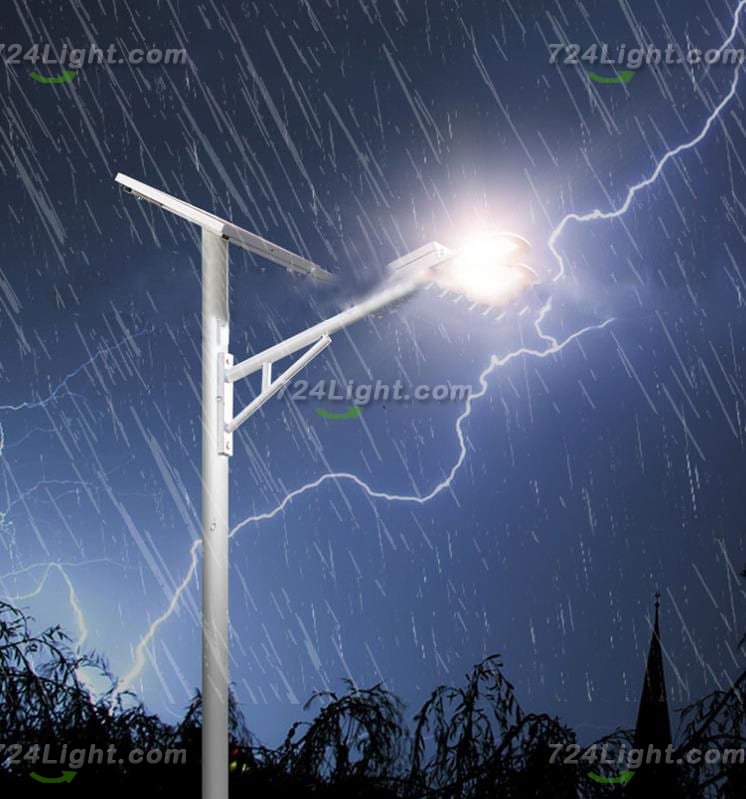 Solar Light, 6 Meters 80W Solar Street Light Project Outdoor Lighting Street Light LED High Power Road Light