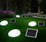 Solar LED Lighting Stone Lights, Outdoor Landscape Decorative Lights For Courtyard Garden Restaurant Hotel Cobblestone Lights