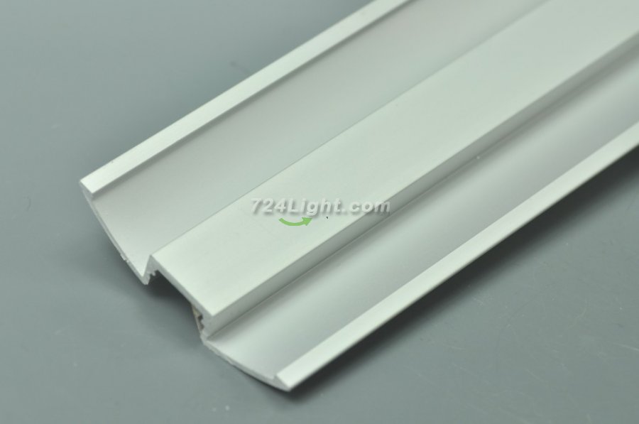 Double Wings LED Aluminium Extrusion Recessed LED Aluminum Channel 1 meter(39.4inch) LED Profile