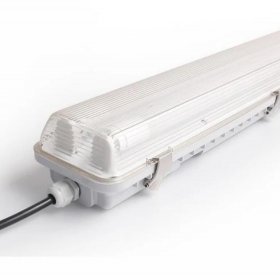 LED Tube Fixture (No Tube included) for Dual LED Tube Tri-proof LED Tube Support Bracket Waterproof , Dustproof, Corrosion-Proof