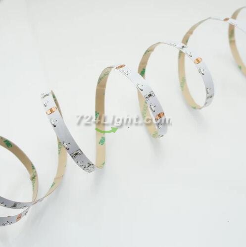 12V SMD335-300 Side View Flexible LED Strips 60 LEDs Per Meter 8mm Wide FPCB LED Tape
