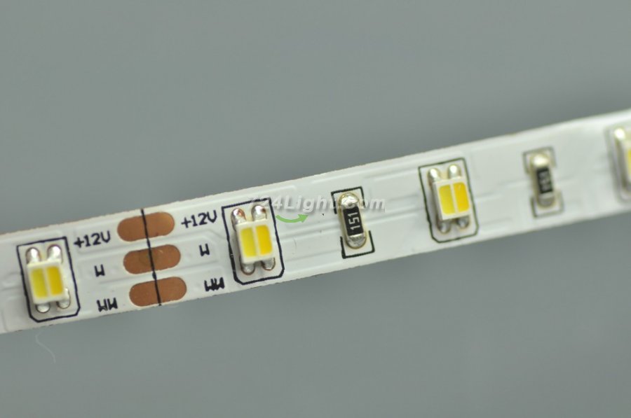 Variable White LED Strip Light SMD3528 Flexible 12V Strip Light 5 meter(16.4ft) 300LEDs