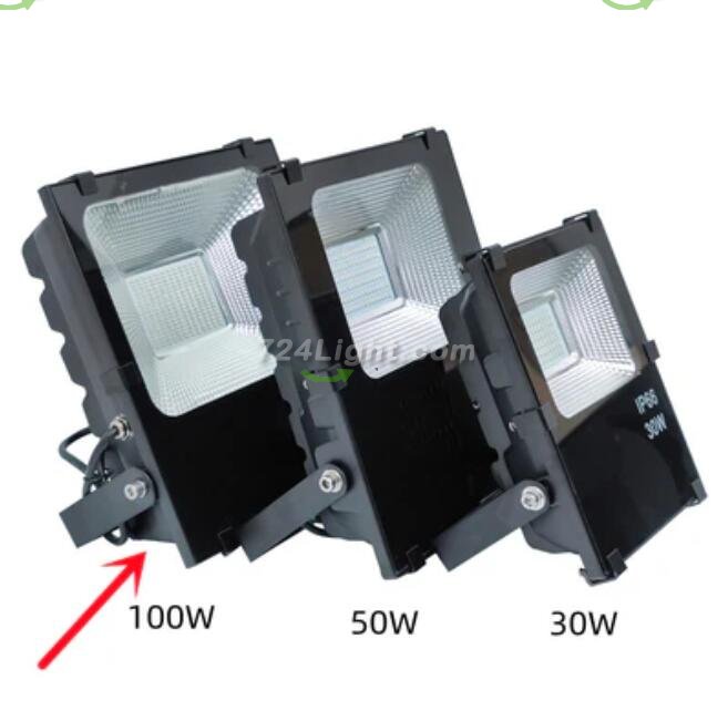 DMX512 RGB LED Flood Light 100W AC110-220V Outdoor IP66 LED WallWasher BLACK Aluminum Case Tempering Glass Cover High Lumen Security Light,Tunnel Spotlight Garden Landscape Lawn Lamp