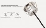 6PCS Pack 3W DC12V-24V IP67 Anti-Glare Mountable Outdoor Underground Light Stainless Steel Dimmable Honeycomb Step Light