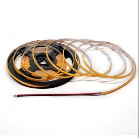 5mm Super Slim FCOB LED Strip 16.4FT/5M CRI90 480LEDs/m 7W/m 12V/24V Dimmable LED Light Ribbon Indoor Use
