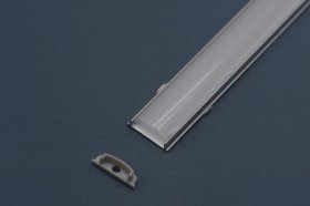 3 Meter 118.1” Recessed LED Corner Channels 18mm x 5.6mm Seamless Led Housing