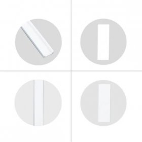 1M/5M/10M/20M Pack of T0513 LED Neon Light Housing Kit with End Caps and Mounting Clips, Flexible Neon Channel Fit for 10mm Wide LED Strip Lights