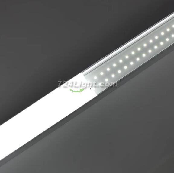 Bingotec 5pcs - Pack 3.3ft Aluminum LED Channel, 50×50mm, Anodized, Extruded Aluminum Profile, with Milky White Cover, Silver Housing Aluminum Track, fit for < 38mm Width LED Strip Light Installation