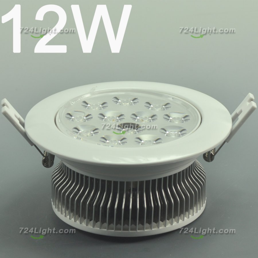 12W LD-CL-CPS-01-12W LED Down Light Cut-out 110mm Diameter 5.4\" White Recessed Dimmable/Non-Dimmable LED Down Light