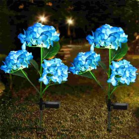 Solar Garden Lights - 2 Pack Outdoor Decorative Colorful Lights, Yard Garden Decor