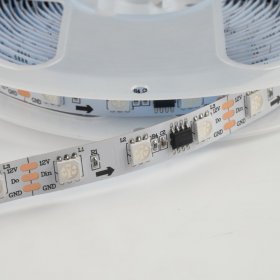 Brightest LED Strip Light SMD5050RGB Flexible 12V 2811 Strip Light 5 meter(16.4ft) 300LEDs
