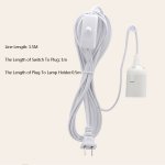 Extension Hanging Cord Cable 1.5m long E27 Socket Customizable length