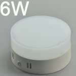 6W DL-HQ-202-6W LED Panel light Round Diameter 90.5mm Height 46mm PVC Acrylic Cover Cabinet LED Down Lights