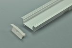 1.5 meter 59" Super wide 20mm Strip Recessed LED Aluminium Extrusion Recessed LED Aluminum Channel LED Profile