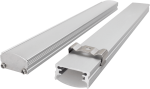 Seamless docking cabinet office linear light installation easy hard light strip aluminum groove shell kit