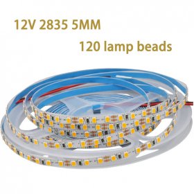 12V 2835LED 5MM STRIP LIGHT 120LEDS/METER 12V2835 LOW VOLTAGE HIGH BRIGHTNESS STRIP LIGHT 5M (16.4FT) 600LEDS 2835STRIP LIGHTSS