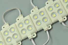 5050 SMD LED Modules 4 LED 5050 Modules Injection Molding 36x36MM 12V 1W Waterproof Modules