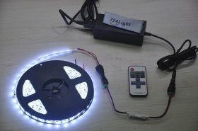 Mini Single color LED Strip Kit with 8 Keys Dimmer Controller 5050 3528 Multi-Mode Strip light Kits