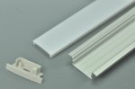 Wholesale Super wide 20mm Strip Recessed LED Aluminium Extrusion Recessed LED Aluminum Channel 1 meter(39.4inch) LED Profile