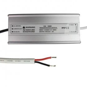 Outdoor Waterproof IP67 Metal Housing LED Transformer Power Supply AC110V / 220V to DC 12V/24V