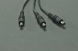 (image for) Compact Power Supply to Splitter Cable LED Light Power Splitter DC 1 to 2 3 5 Adapter With Switch