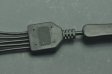 (image for) Compact Power Supply to Splitter Cable LED Light Power Splitter DC 1 to 2 3 5 Adapter With Switch