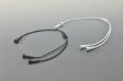 (image for) LED Light Splitter Female 2pin 1 to 2 Male Adapter Connector Cable 43cm