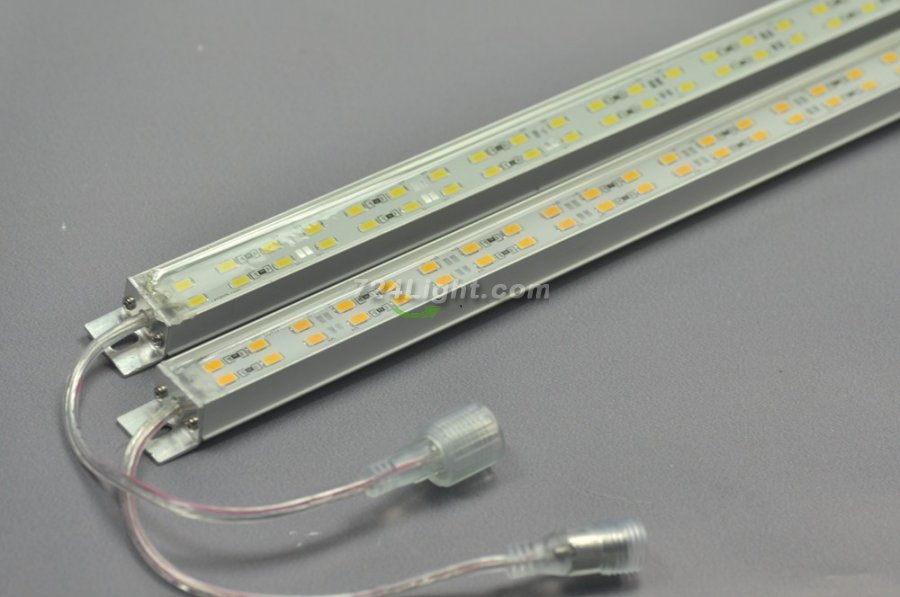 1Meter Double Row Waterproof LED Strip Bar 39.3inch 5630 Rigid LED Strip 12V With DC connector 144LEDs/M