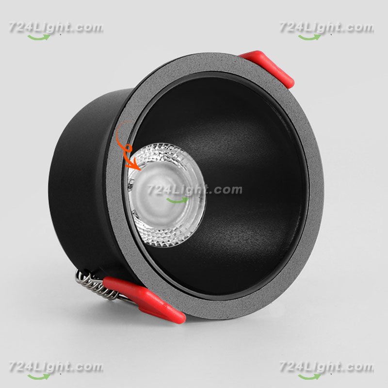 15W EMBEDDED ANTI-GLARE SPOTLIGHTLED CEILING LIGHT HOME LIVING ROOM WALL WASHER LIGHT COB NARROW EDGE DOWNLIGHT