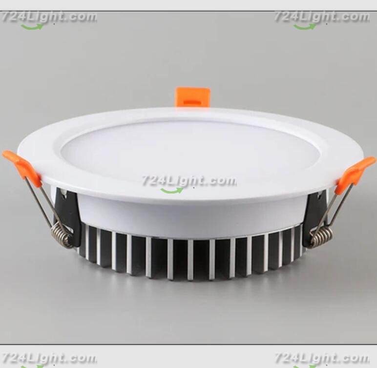 4 Pack RGBW Super Bright Modern Recessed LED Lighting 6W/8W 12V White Round LED Embedded Panel Lights Aluminum Indoor Ceiling Downlight Hotel Lighting Bar Lighting Dancing Room Lighting Restaurant Lighting