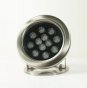 4 Pack 12W LED Under Water Light, Stainless Steel Housing, 168mm in Diameter, Single Color DC24V, IP68 Waterproof Fountain Light