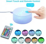 Animal Images 3D Illusion LED Night Light w/ 16 Colors Remote Touch Switch Adjustable Brightness for Kids Bedroom Decoration
