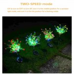 Solar Garden Lights, IP65 Waterproof Outdoor Garden Decorative, 2 Modes