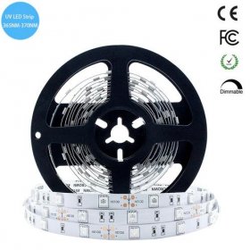 365nm 370nm SMD5050-150 12V 3A 36W UV LED Strip Light Ideal for Curing, Currency Validation