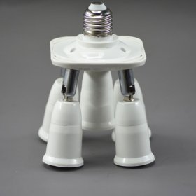 5 Way Light Socket Splitter E27 5 in 1 Adapter Splitter