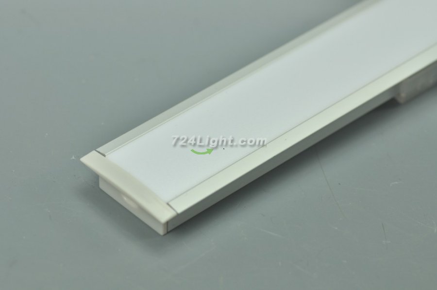 3 meter 118.1" Super wide 20mm Strip Recessed LED Aluminium Extrusion Recessed LED Aluminum Channel LED Profile