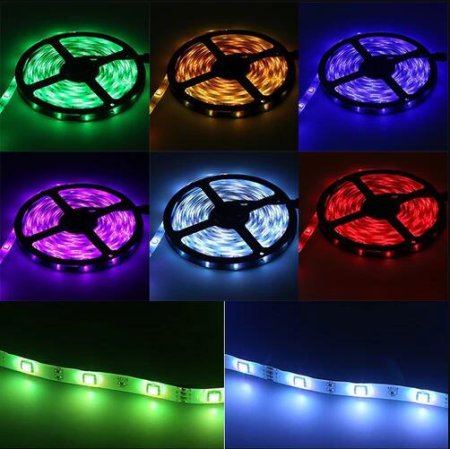 (image for) 32.8FT/10Mtr RGB LED Strip Lights Kit, SMD5050 30LEDs/Mtr, WiFI Wireless, Smart APP controlled