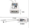 (image for) 32.8FT/10Mtr RGB LED Strip Lights Kit, SMD5050 30LEDs/Mtr, WiFI Wireless, Smart APP controlled